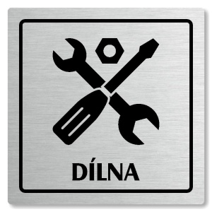 Dílna, 100x100mm, stříbrná, Arizona